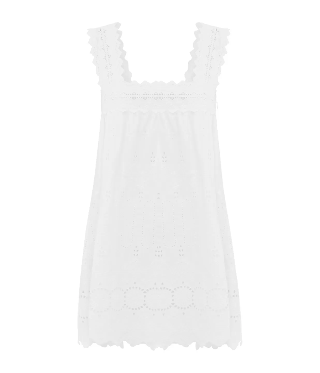 Fashion Amelia Mini Dress In Vintage White Dresses