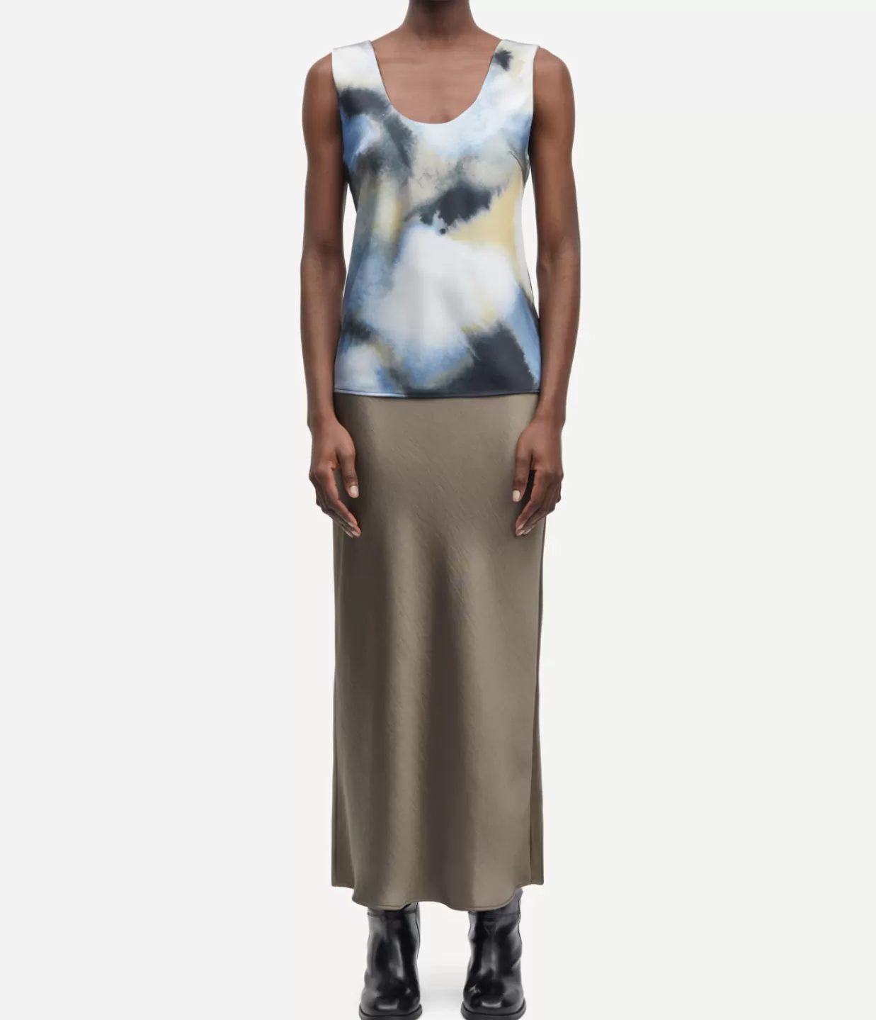 Discount Saagneta Long Skirt In Bungee Cord Skirts